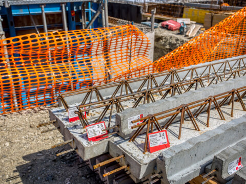 Utilisation de nos Poutres PPR sur un chantier à Ravel