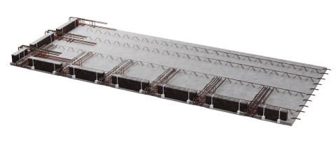 Rector produit prédalle thermoprédalle vue angle