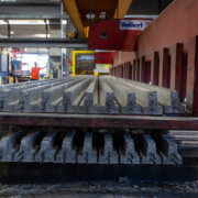 Poutrelles RS à la sortie de l'usine de Tournefeuille