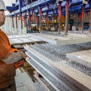 Fabrication Prédalles sur l'usine de Longueil