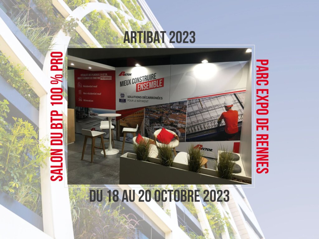 Rector présent au salon Artibat en octobre 2023