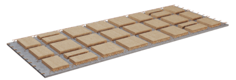 Woodlite prédalle biosourcée