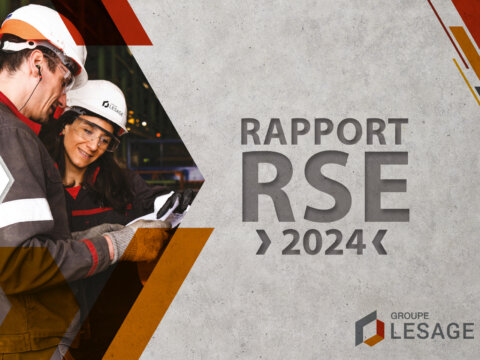 Couverture du rapport RSE 2024 du Groupe Lesage