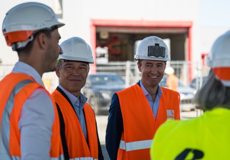 Inauguration ombrières industrielle à Tournefeuille