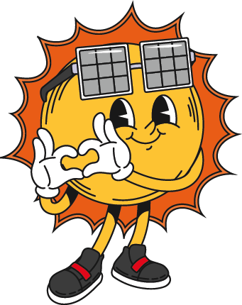 mascotte Wattsun - ombrières industrielles