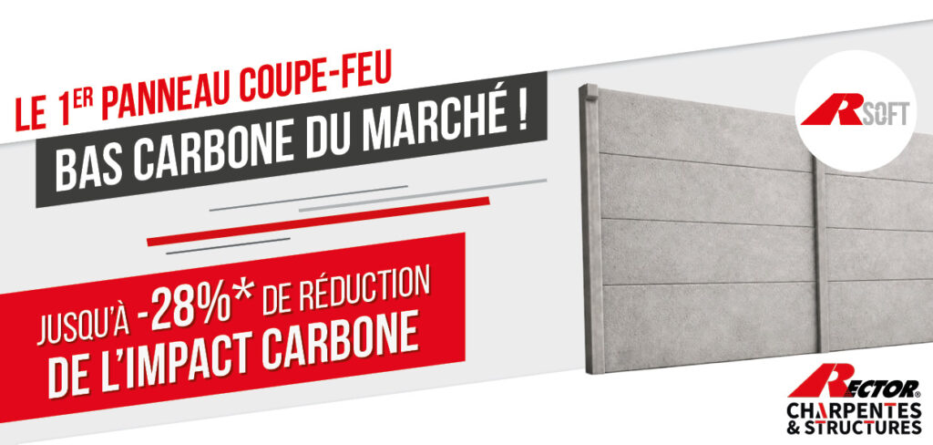 panneau coupe feu Rsoft bas carbone
