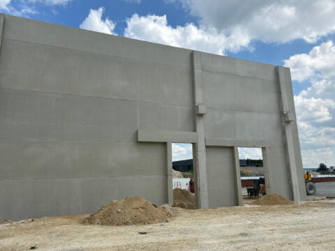 chantier Rector panneau coupe-feu