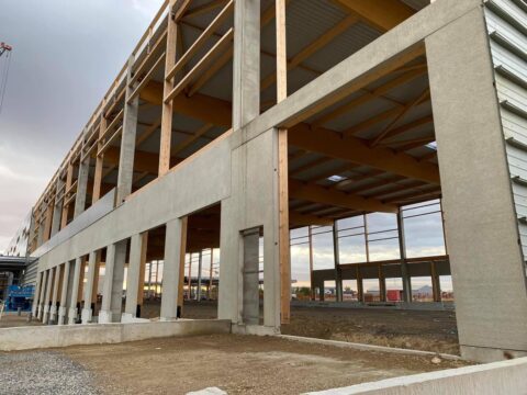 chantier Rector panneau coupe-feu