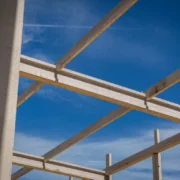 Pannes sur chantier réalisé par Rector Charpentes & Structures